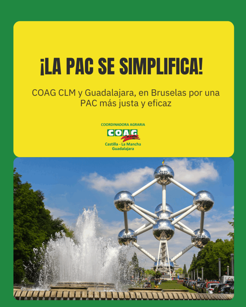 COAG CLM y Guadalajara valoran en Bruselas el nuevo plan de simplificación de la PAC junto al Comisario de Agricultura